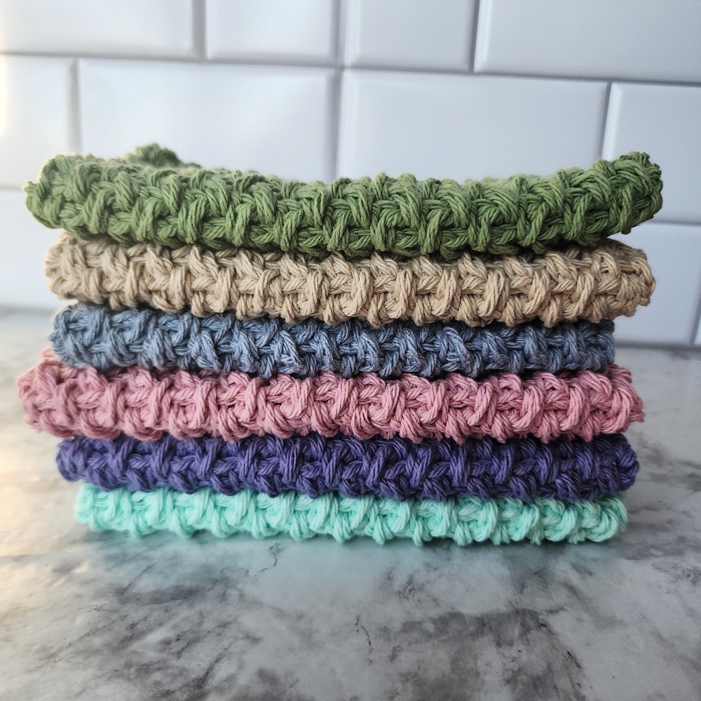Rose Pink Textured Bath Wash Cloth